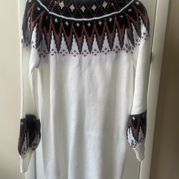 Cowl neck sweater dress - Picture 1 of 3